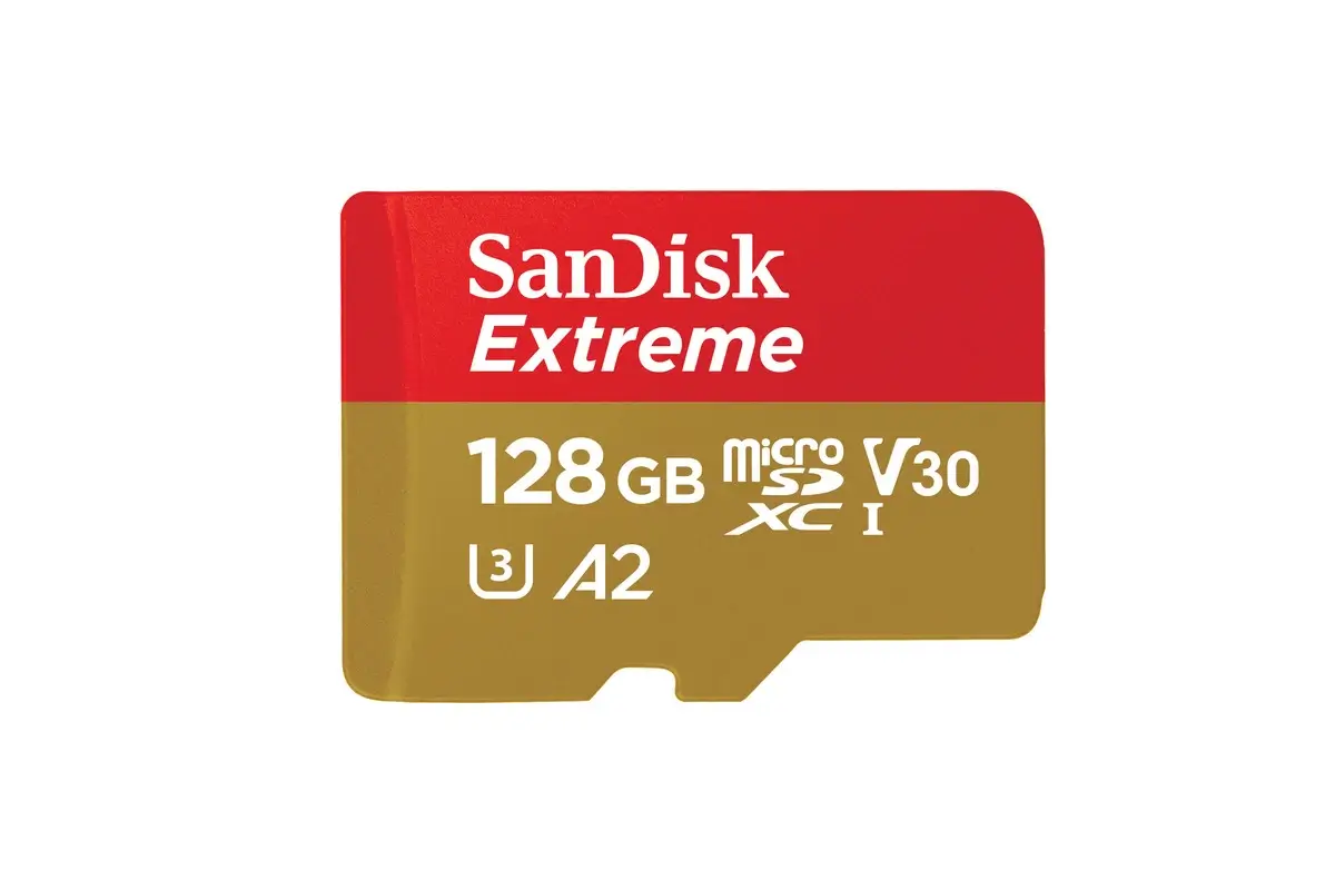 SanDisk Extreme 128GB microSD Card SanDisk Extreme 128GB microSD Card